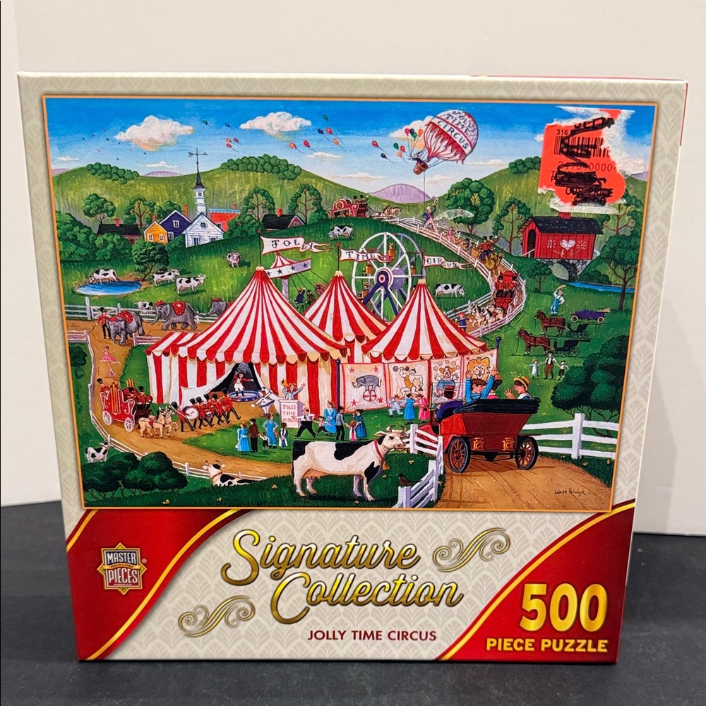 Jolly Time Circus 500 Piece Masterpieces Jigsaw Puzzle SALE🔴3/$25!